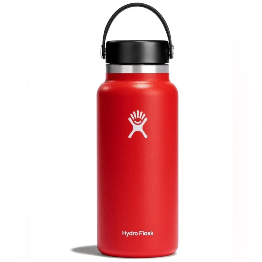 Hydro Flask Crimson Wide Mouth Bottle